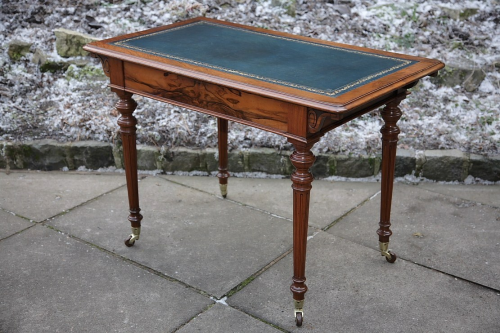 A Victorian Walnut Writing Table Office Computer Desk By Lamb Of