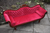 A REGENCY BUTTON BACK SETTEE SOFA COUCH CHAISE ARMCHAIR.