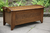 A CARVED OAK BLANKET CHEST MULE RUG CHEST LOG TOY BOX COFFER.