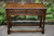 A WOOD BROTHERS OLD CHARM LIGHT OAK SIDE END OCCASIONAL COFFEE LAMP HALL SERVING TABLE.