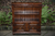 A TITCHMARSH AND GOODWIN SOLID OAK OFFICE BOOKCASE DVD DISPLAY SHELVES CABINET CUPBOARD.