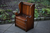 A TITCHMARSH AND GOODWIN BOX SETTLE MONKS BENCH PEW BLANKET CHEST HALL SEAT ARMCHAIR.