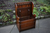A TITCHMARSH AND GOODWIN BOX SETTLE MONKS BENCH PEW BLANKET CHEST HALL SEAT ARMCHAIR.