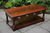 A TITCHMARSH GOODWIN STYLE SOLID OAK TWO DRAWER COFFEE TABLE MAG RACK BOOKSHELVES TV STAND.