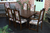 A JAYCEE OLD CHARM CARVED OAK KITCHEN DINING SET TABLE SIX CHAIRS CARVERS ARMCHAIRS