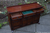 AN OLD CHARM WOOD BROTHERS TUDOR BROWN OAK SIDEBOARD DRESSER BASE CABINET HALL LAMP TABLE BOOKCASE