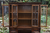 A WOOD BROTHERS OLD CHARM CARVED LIGHT OAK LIBRARY BOOKCASE / DRESSER