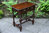 A TITCHMARSH AND GOODWIN STYLE SOLID STRESSED OAK HALL TABLE WITH DRAWER