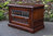 A WOOD BROTHERS OLD CHARM TUDOR BROWN CARVED OAK TV CABINET STAND