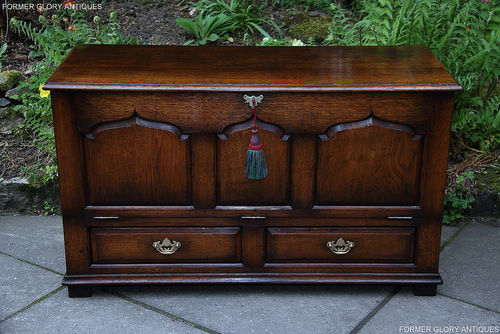 A TITCHMARSH AND GOODWIN OAK BLANKET / DOWER CHEST / COFFER