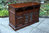 A WOOD BROTHERS OLD CHARM TUDOR BROWN CARVED OAK TV / ENTERTAINMENT STAND / SIDEBOARD