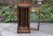 A WOOD BROTHERS OLD CHARM LIGHT OAK REVOLVING CD CABINET