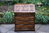 A WOOD BROTHERS OLD CHARM LIGHT OAK BUREAU / WRITING DESK WITH DRAWERS