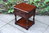 A WOOD BROTHERS OLD CHARM TUDOR BROWN CARVED OAK LAMP TABLE