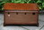 A WOOD BROTHERS OLD CHARM TUDOR BROWN OAK TV CABINET / STAND