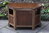 A WOOD BROTHERS OLD CHARM LIGHT OAK CORNER TV CABINET / STAND