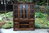 A WOOD BROTHERS OLD CHARM LIGHT OAK LIBRARY BOOKCASE / DISPLAY CABINET