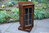 A WOOD BROTHERS OLD CHARM LIGHT OAK REVOLVING CD CABINET / STAND