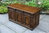 A TITCHMARSH AND GOODWIN JACOBEAN STRESSED CARVED OAK BLANKET BOX RUG CHEST COFFER