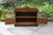 A WOOD BROTHERS OLD CHARM CARVED LIGHT OAK TV CABINET / STAND