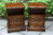 A MATCHING PAIR OF WOOD BROTHERS OLD CHARM LIGHT OAK BEDSIDE CABINETS / CUPBOARDS