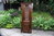 A WOOD BROTHERS OLD CHARM CARVED LIGHT OAK HALL / COAT / STICK STAND