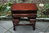 A WOOD BROTHERS OLD CHARM TUDOR BROWN CARVED OAK SMALL WRITING DESK