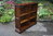 A WOOD BROTHERS OLD CHARM LIGHT OAK LOW OPEN BOOKCASE / DISPLAY SHELVES