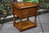 A WOOD BROTHERS OLD CHARM CARVED LIGHT OAK LAMP / BEDSIDE TABLE
