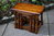 A WOOD BROTHERS OLD CHARM LIGHT OAK NEST OF THREE TABLES / COFFEE TABLE SET