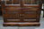 A WOOD BROTHERS OLD CHARM CARVED LIGHT OAK DISPLAY CABINET / CUPBOARD