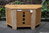 A WOOD BROTHERS OLD CHARM NATURAL OAK CORNER TV CABINET / STAND / UNIT