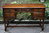 A WOOD BROTHERS OLD CHARM CARVED LIGHT OAK DRESSING TABLE / WRITING DESK