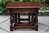 A WOOD BROTHERS OLD CHARM TUDOR BROWN OAK NEST OF THREE TABLES / COFFEE TABLE SET