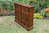 A WOOD BROTHERS OLD CHARM CARVED LIGHT OAK CD STORAGE CABINET