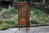 A WOOD BROTHERS OLD CHARM MINUET CARVED LIGHT OAK CHINA / DISPLAY CABINET