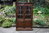 A WOOD BROTHERS OLD CHARM HATFIELD CARVED LIGHT OAK BOOKCASE / DISPLAY CABINET