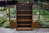A WOOD BROTHERS OLD CHARM HATFIELD CARVED LIGHT OAK BOOKCASE / DISPLAY CABINET