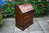 A WOOD BROTHERS OLD CHARM CARVED LIGHT OAK BUREAU / WRITING DESK WITH DRAWERS