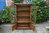 A WOOD BROTHERS OLD CHARM CARVED LIGHT OAK BOOKCASE / DISPLAY CABINET / CUPBOARD