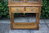 A WOOD BROTHERS OLD CHARM VINTAGE OAK CHINA / DISPLAY CABINET