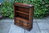 A TITCHMARSH AND GOODWIN SOLID OAK OPEN BOOKCASE / BOOKSHELVES