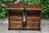 A MATCHING PAIR OF WOOD BROTHERS OLD CHARM LIGHT OAK BEDSIDE CABINETS / NIGHTSTANDS