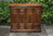 A WOOD BROTHERS OLD CHARM CARVED LIGHT OAK CD STORAGE CABINET / STAND
