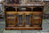 A WOOD BROTHERS OLD CHARM CARVED LIGHT OAK TV MEDIA CABINET / ENTERTAINMENT STAND / BASE
