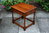 A G.T. RACKSTRAW LTD SOLID MEDIUM OAK SINGLE DRAWER OCCASIONAL / SIDE TABLE / LAMP STAND
