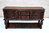 A TITCHMARSH AND GOODWIN JACOBEAN CARVED OAK DRESSER BASE / SIDEBOARD / HALL CABINET