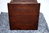 A WOOD BROTHERS OLD CHARM TUDOR BROWN CARVED OAK SMALL CHEST OF THREE DRAWERS / BEDSIDE TABLE