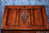 A WOOD BROTHERS OLD CHARM TUDOR BROWN CARVED OAK LADIES BUREAU / WRITING DESK / LAPTOP STAND