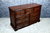 A WOOD BROTHERS OLD CHARM TUDOR BROWN CARVED OAK LONG CHEST OF SEVEN DRAWERS / SIDEBOARD
